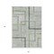Homeroots 5' X 8' Green And Charcoal Geometric Washable Indoor Outdoor Area Rug 588333 - alternate 2