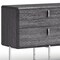 Homeroots 70" Gray Wood Four Drawer Double Dresser 714483 - alternate 2