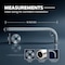 Supplygiant 12 in Shower Arm 90 Degree Stainless Steel Rain Shower Head Extension Arm with Flange, Chrome Finish 74-TB34BG-D - alternate 2