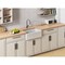 Kingston Brass 30" Fireclay Single Bowl Farmhouse Kitchen Sink with Bottom Grid and Strainer, Glossy White KGPF311910YBC - alternate 2