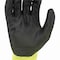 Radians Hi-Vis Cut Resistant Coated Gloves, A7 Cut Level, Polyurethane, S, PR RWG558TS - alternate 2