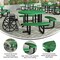 Flash Furniture Round Green, Polyethylene, Steel, 82.5 in L SLF-EMR46ADA-HL60L-GN-GG - alternate 3