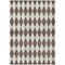 Homeroots 8' X 10' Brown Geometric Washable Indoor Outdoor Area Rug 577022 - alternate 3