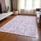 Homeroots 10' X 14' Lavender And Ivory Geometric Washable Indoor Outdoor Area Rug 613018 - alternate 3