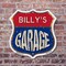 Signmission Billy's Garage, 18 Inch X 18 Inch, Plastic Sign SHI-P-18-383-BILLY - alternate 2