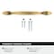 Amerock Intertwine 5-1/16 inch (128mm) Center-to-Center Champagne Bronze Cabinet Pull, 10PK 10VMP21173CZ - alternate 1