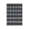 Homeroots 10' X 14' Charcoal Geometric Washable Indoor Outdoor Area Rug 577036 - alternate 4