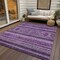 Homeroots 10' X 14' Purple Eggplant And Gray Southwestern Washable Indoor Outdoor Area Rug 582847 - alternate 2
