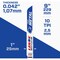 Lenox Reciprocating Saw Blade, MetalWOLF, 9 in, 10 TPI, Medium Metal, Wave Edge, 2-Pack 24905T9110R - alternate 2