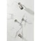 Kingston Brass Double-Handle Tub and Shower Faucet, Brushed Nickel KBX8148KPS - alternate 2