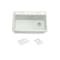 Kohler Riverby 33 undermount single-bowl kitchen sink Sea Salt 5871-5UA1-FF - alternate 2