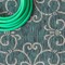 Jonathan Y Charleston Vintage Filigree Textured Weave Teal/Gray 2 ft. x 10 ft. Indoor/Outdoor Runner Rug SMB106F-210 - alternate 4