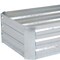 Homeroots 12in X 48in Silver Metal Rectangular Raised Garden Bed 668470 - alternate 3