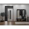 Vdomdoors Front Exterior Aluminum Door Ronex0521 Black Prehung Entry Steel Metal Modern Painted W36+12xH80+12 RONEX0521EXD-BLK-W36+12xH80+12-RH-I - alternate 2