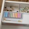 Martha Stewart Grady Set of 3 Clear Plastic Stackable Storage Boxes with White Plastic Lids GS-BA1360-3P-CL-WH-MS - alternate 2