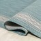 Jonathan Y Lucia Classic Diamond Border Aqua/Light Gray 3 ft. x 5 ft. Indoor/Outdoor Area Rug SMB207D-3 - alternate 2