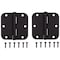 Prosource Door Hinge, Steel, Oil-Rubbed Bronze, Loose Pin, 180 deg Range of Motion, Screw Mounting BH-102ORB-PS - alternate 1