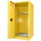 Securall Flammable Drum Storage Cabinet, 75 Gallon, 1 Shelves, 43 in W x 65 in H x 31 in D, Yellow V275 - alternate 1
