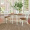 Whitewood Industries Rectangular Drop Leaf Dining Tables, 36 in W, 29 in L, 22 in H, Parawood, Hickory/Shell K79-2236D-C613-2 - alternate 3