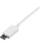 Startech.Com 1M WHITE MICRO USB CABLE - A TO MICRO B USBPAUB1MW - alternate 1