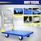 Yssoa Platform Truck with 880lb Weight Capacity and 360 Degree Swivel Wheels, Foldable Push Hand Ca HITRUK24X36BLU880 - alternate 3