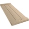 Ekena Millwork Rustic Three Board Joined Board-n-Batten Knotty Pine Faux Wood Shutters w/End Batten, 16 1/2"Wx36"H SHUBJE16X36KPPR - alternate 4