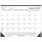 Brownline Monthly Desk Pad Calendar, 22 x 17, White/Burgundy Sheets, 12-Month (Jan to Dec): 2025 C1731 - alternate 1