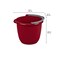 Sterilite 10 Qt. Red Classic Spout Bucket 11205812 - alternate 3