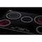 Summit 36in Wide 208-240V 5-Burner Radiant Cooktop CR5B36T9B - alternate 2