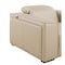 Homeroots 90in Cream and Brown Italian Leather Power Reclining Loveseat With Storage 720553 - alternate 2