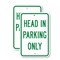 Signmission Head In Parking Only, 18'' X 24'' 2 Signs, Heavy Gauge Aluminum, 2PK A-1824-2PACK-2679 - alternate 1
