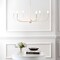Jonathan Y Ainsley 35" 6-Light Grand Traditional Farmhouse Adjustable Swooping Arm Candle-Style Metal LED Chand JYL9562A - alternate 5