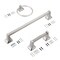 Oakbrook Collection Brushed Nickel Die Cast Zinc Bath Hardware Set BH-OB30000BN - alternate 2