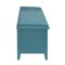 Homeroots 43in Teal Blue Solid Wood Storage Bench with Drawers 286649 - alternate 3