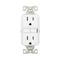 Eaton Wiring Devices Eaton-WP GFCI Receptacle, 125 V, 15 A, NEMA: NEMA 5-15R, Back, Side Wiring, White GF15W - alternate 2