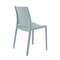 Homeroots Set of Four Baby Blue Heavy Duty Plastic Outdoor Stacking Dining Chairs, 4PK 565207 - alternate 2