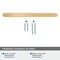 Amerock Rift 6-5/16 inch (160mm) Center-to-Center Champagne Bronze Cabinet Pull, 10PK 10VMP36906CZ - alternate 2