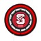 Holland Bar Stool North Carolina State University 19 Double Neon Wall Clock Clk19BK - alternate 1