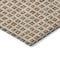 Homeroots 9' X 12' Orange Beige And Copper Geometric Washable Indoor Outdoor Area Rug 583316 - alternate 2