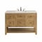 James Martin Vanities Breckenridge 48" Sgl Vanity, Light Natural Oak, w/3 CM Siberian Silestone Top w/FreePower WirelessCha 330-V48-LNO-FSFR - alternate 1