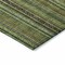 Homeroots 5' X 8' Green Gold And Gray Striped Washable Indoor Outdoor Area Rug 616371 - alternate 3
