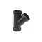 Nibco 3 in. ABS DWV All Hub Wye C5810HD3 - alternate 2