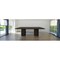 Homeroots 96" Dark Brown Solid Wood Double Pedestal Base Dining Table 611872 - alternate 2