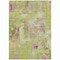 Homeroots 10' X 14' Lime Green Ivory And Pink Abstract Washable Indoor Outdoor Area Rug 596877 - alternate 2