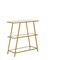 Homeroots 36" Gold Metal And Glass Three Tier Etagere Bookcase 527600 - alternate 2