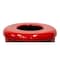 Mytcoat Flat Lid for 32 Gallon Trash Receptacle, Steel, Red, Textured Coating 804411 - alternate 1