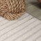 Jonathan Y Hallie High-Low Minimalist Curve Geometric Ivory/Cream 2 ft. x 10 ft. Indoor/Outdoor Runner Rug SCN100B-210 - alternate 2