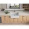 Kingston Brass 30" Fireclay Single Bowl Farmhouse Kitchen Sink with Bottom Grid and Strainer, Glossy White KGPF311910YHC - alternate 3