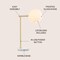 Jonathan Y Charles 20.5" Contemporary Modern Metal/Marble LED Table Lamp, Gold/White JYL1000A - alternate 2