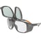 Bouton Optical Flip-Up Safety Glasses w/Gray Shade 1.7 IR Outer Lens, Gray/Orange Frame, and Anti-Scratch Coating 250-44-0G17 - alternate 2